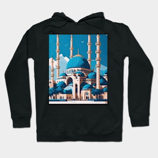 Blue Mosque Hoodie